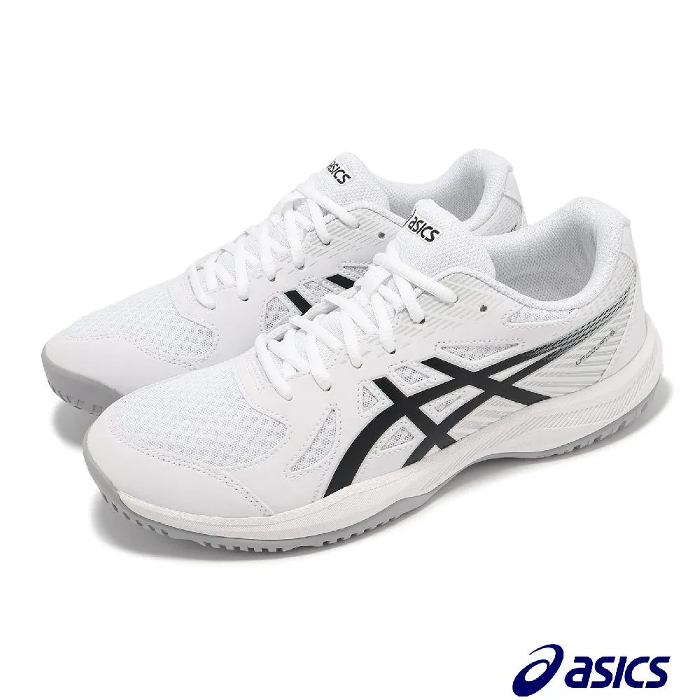 Asics UPCOURT 黑白灰 舒適 運動 休閒 排球鞋 男款 NO.B2238【新竹皇家1071A053-003】 歷史價格詳細信息