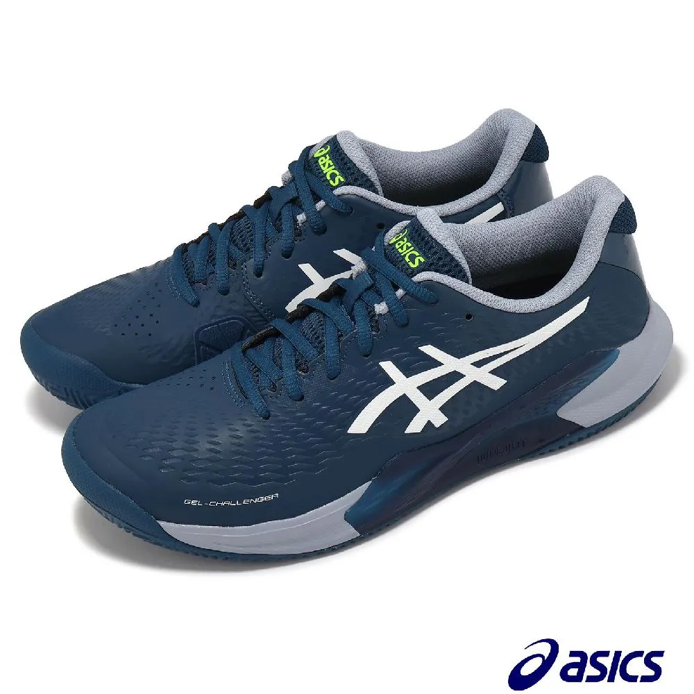 Asics 網球鞋 GEL-Challenger 14 CLAY 紅土專用 湖水綠 螢光黃 男鞋 1041A449400 歷史價格詳細信息