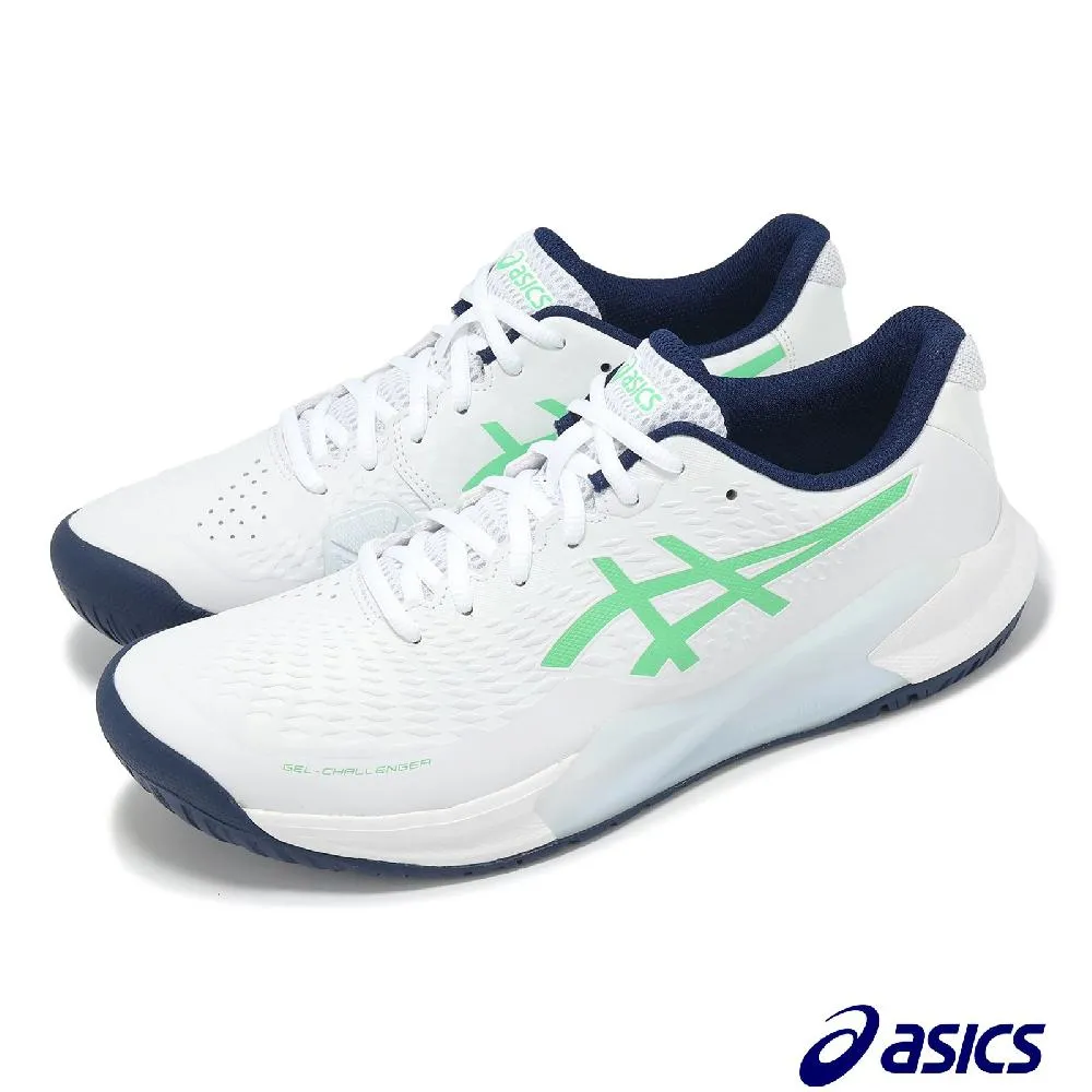 Asics 網球鞋 GEL-Challenger 14 CLAY 紅土專用 湖水綠 螢光黃 男鞋 1041A449400 歷史價格詳細信息