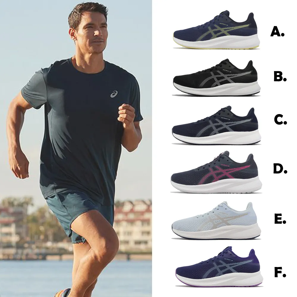 ASICS 男 慢跑鞋 PATRIOT 13 (2E) 黑色 -1011B731002 歷史價格詳細信息