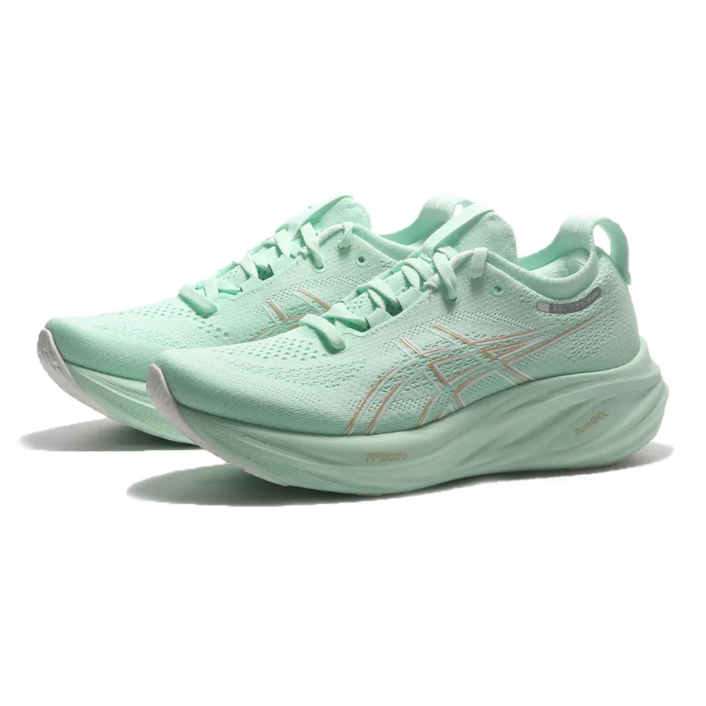 慢跑鞋 GEL-Nimbus 26 女鞋 男鞋 綠 緩衝 厚底 針織 運動鞋 亞瑟士 1012B601300 歷史價格詳細信息