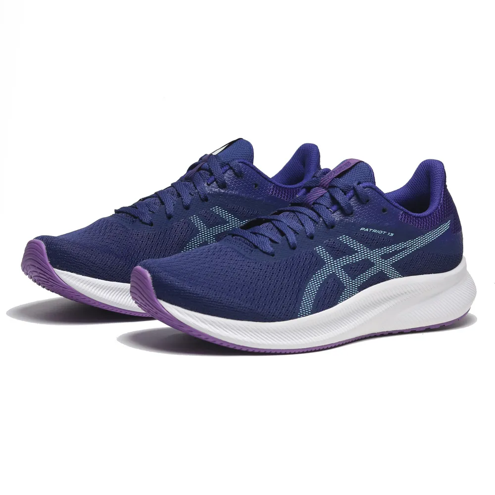 Asics 慢跑鞋 Patriot 13 藍 紫 入門款 路跑 亞瑟士 女鞋 【ACS】 1012B312405 歷史價格詳細信息