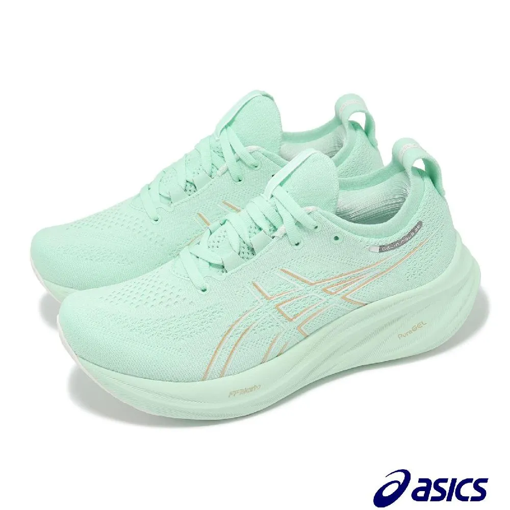 Asics 亞瑟士 慢跑鞋 GEL-Nimbus 26 女鞋 米白 MIRAI 緩衝 厚底 運動鞋 1012B601101 歷史價格詳細信息