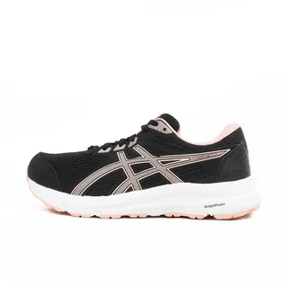 Asics 黑白 寬楦 緩震 透氣輕量 慢跑鞋 女款 NO.J1350【新竹皇家1012B382-001】 歷史價格詳細信息