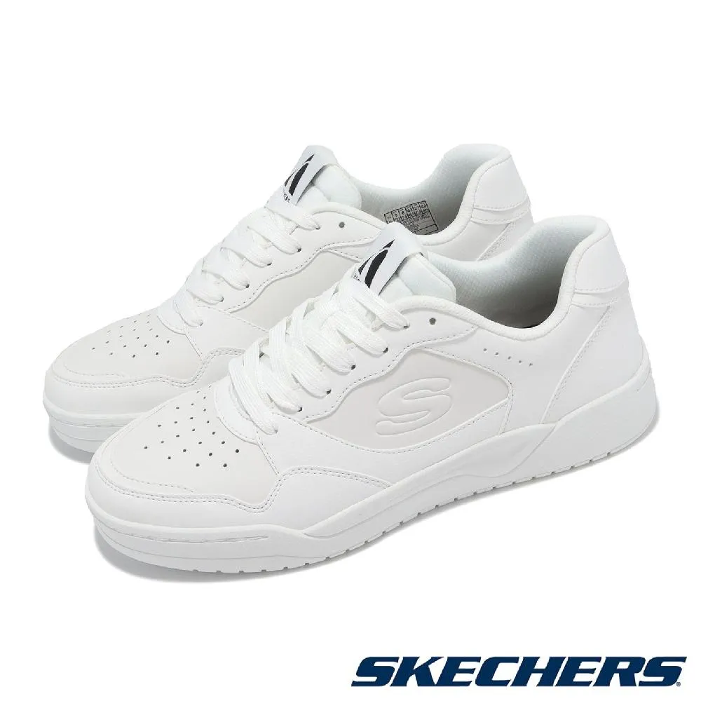 Skechers 斯凱奇 休閒鞋 Court Break-Double Vented Slip-Ins 男鞋 寬楦 米白 厚底 183177WWHT 歷史價格詳細信息