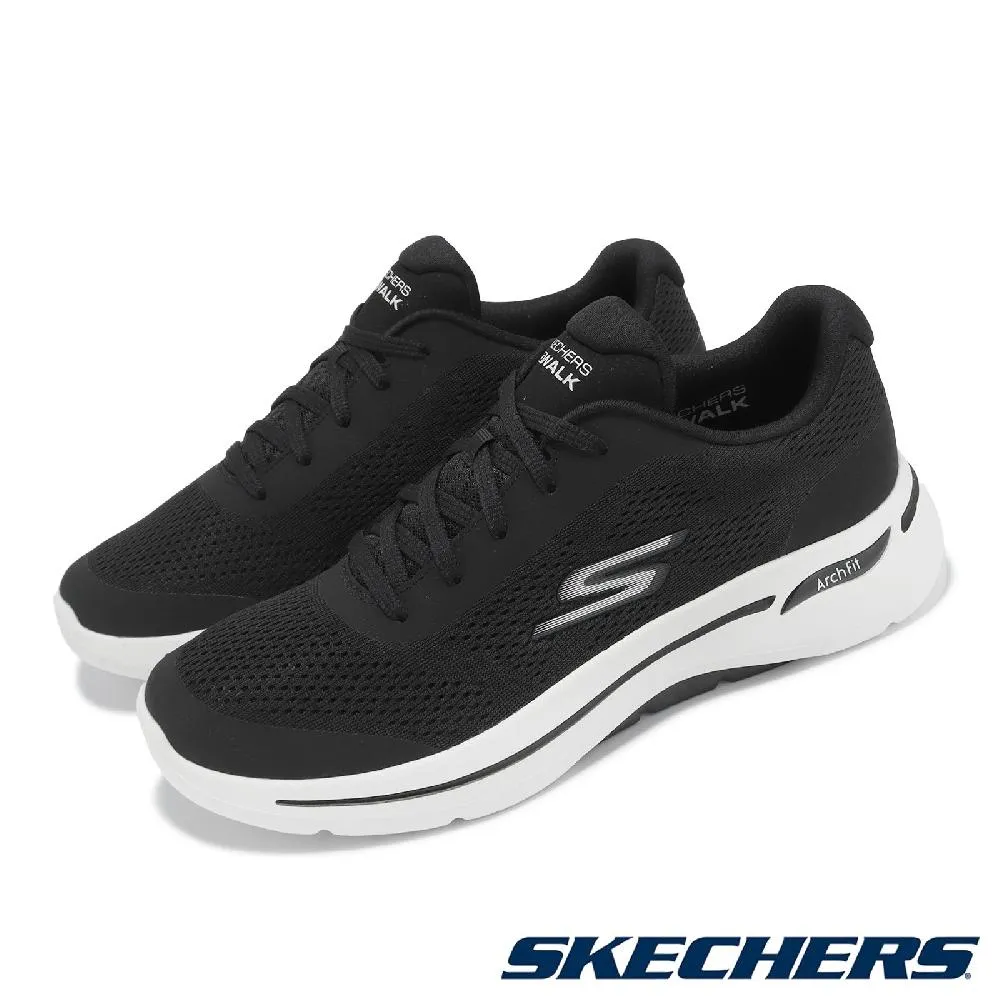 Skechers 休閒鞋 Go Walk Arch Fit 黑 足弓支撐 健走鞋 男鞋 【ACS】 216260BBK 歷史價格詳細信息