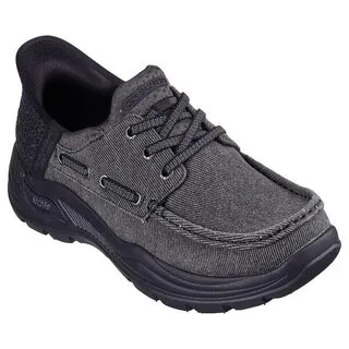 Skechers 休閒鞋 Arch Fit Motley 套入式 牛仔布 男鞋 懶人鞋【ACS】 204415NVY 歷史價格詳細信息