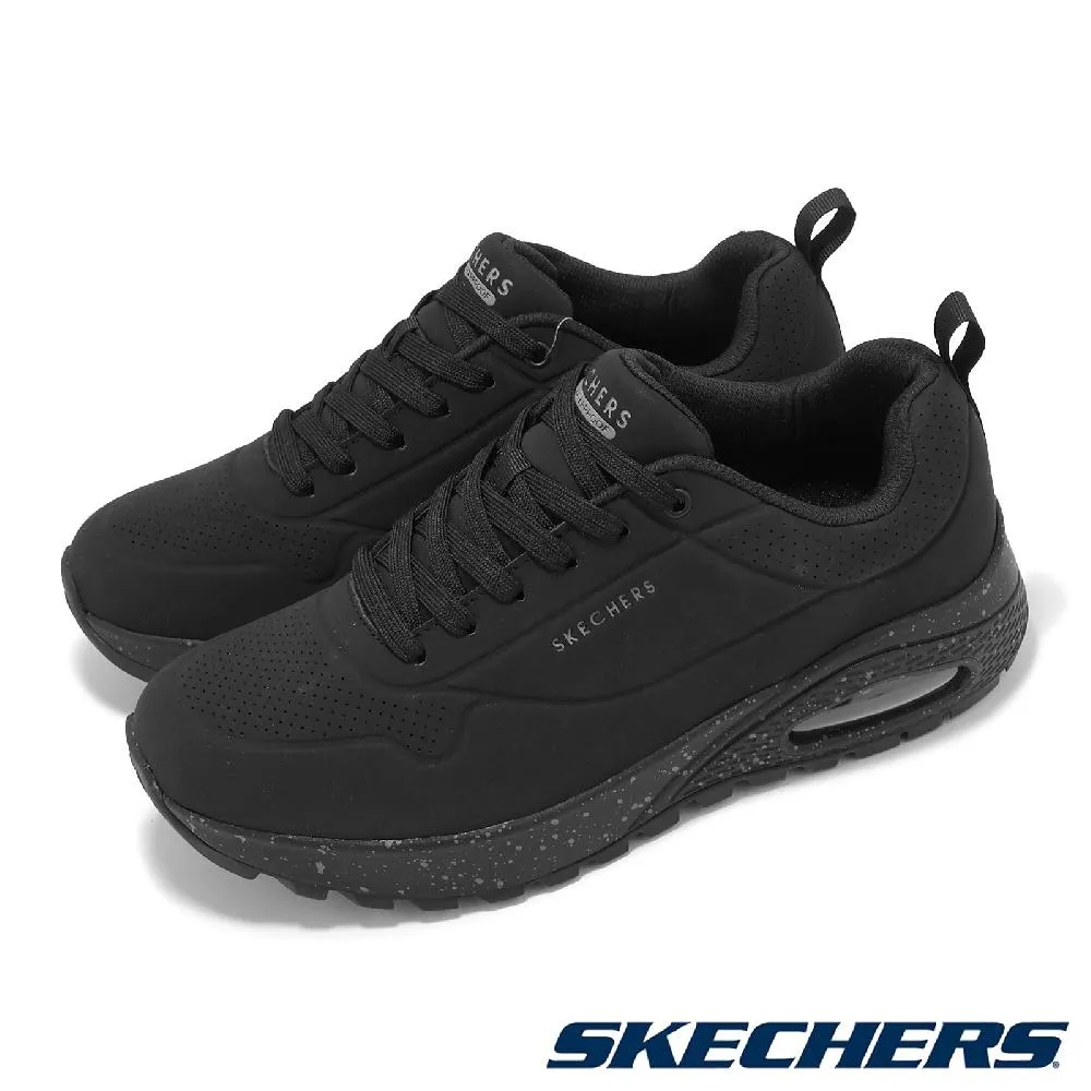 Skechers 休閒鞋 Uno 男鞋 全黑 皮革 氣墊 工作鞋 運動鞋 現貨 【ACS】 232152-BBK 歷史價格詳細信息