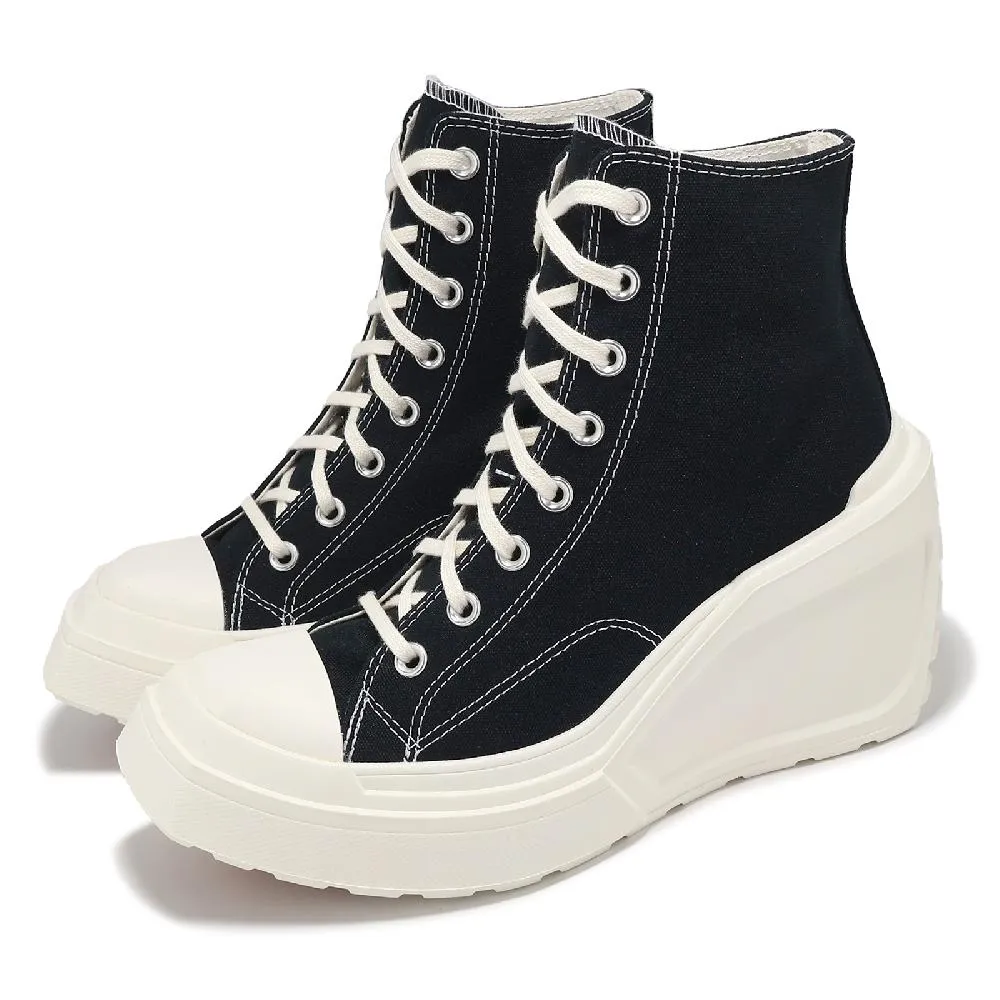 【CONVERSE】CHUCK 70 DE LUXE WEDGE HI 高筒 休閒鞋 厚底鞋 女鞋 白色-A06479C 歷史價格詳細信息