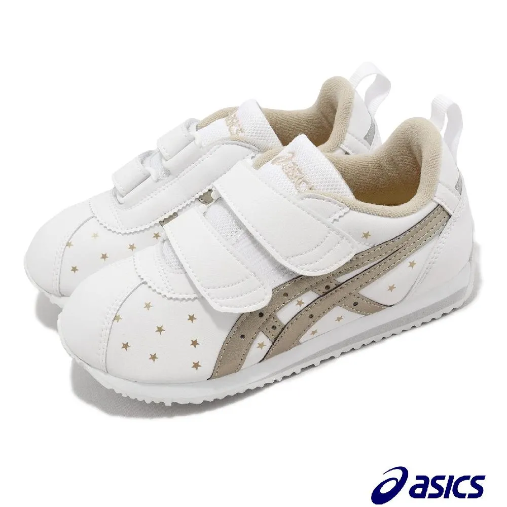 Asics 童鞋 Cotla Mini SL 中小童 兒童 白 藍紅 魔鬼氈 皮革 休閒 ACS 1144A225101 歷史價格詳細信息