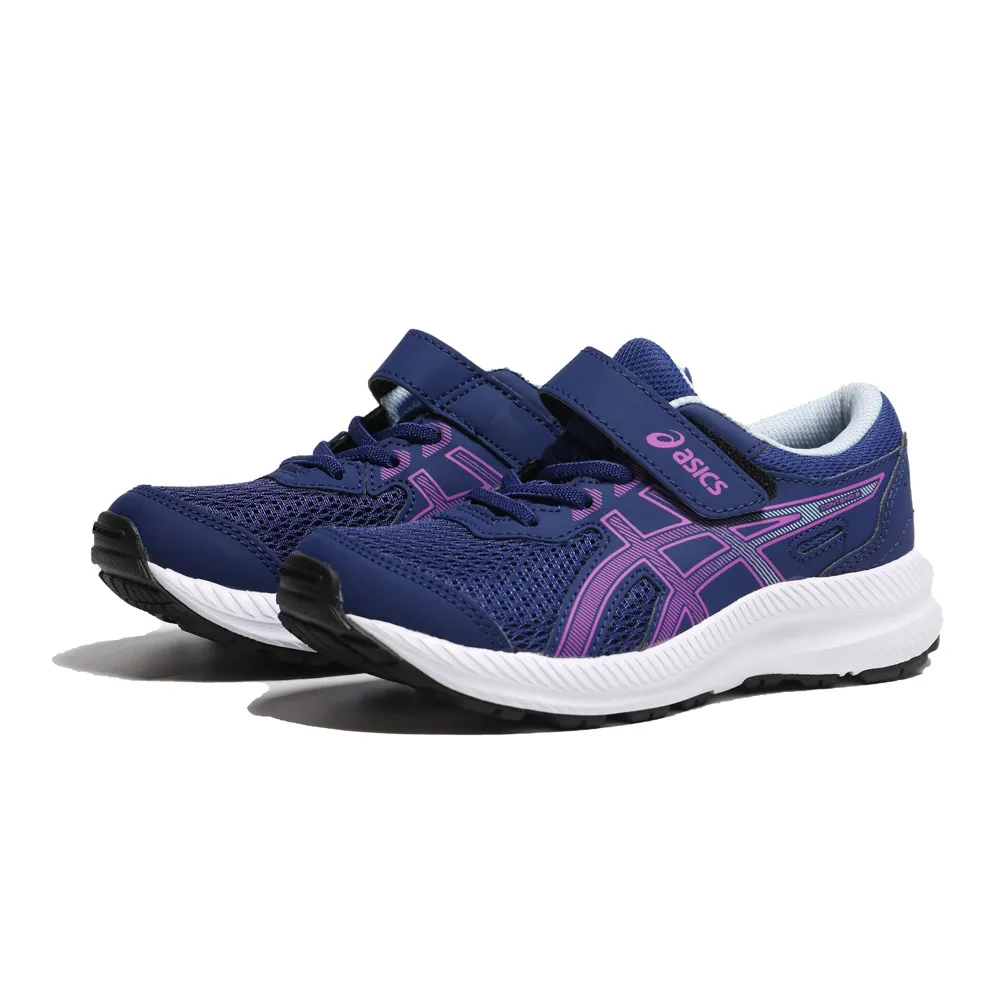Asics 童鞋 Contend 8 TS School Yard 頑皮昆蟲 藍 紫 綠 魔鬼氈 小朋友 幼童鞋 歷史價格詳細信息