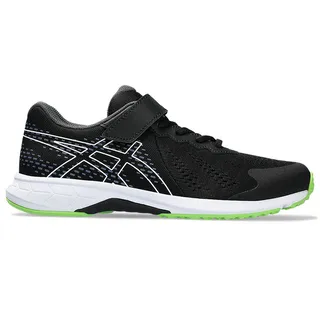 Asics Lazerbeam RI-MG [1154A169-002] 大童 慢跑鞋 運動 休閒 魔鬼氈 支撐 黑藍 歷史價格詳細信息
