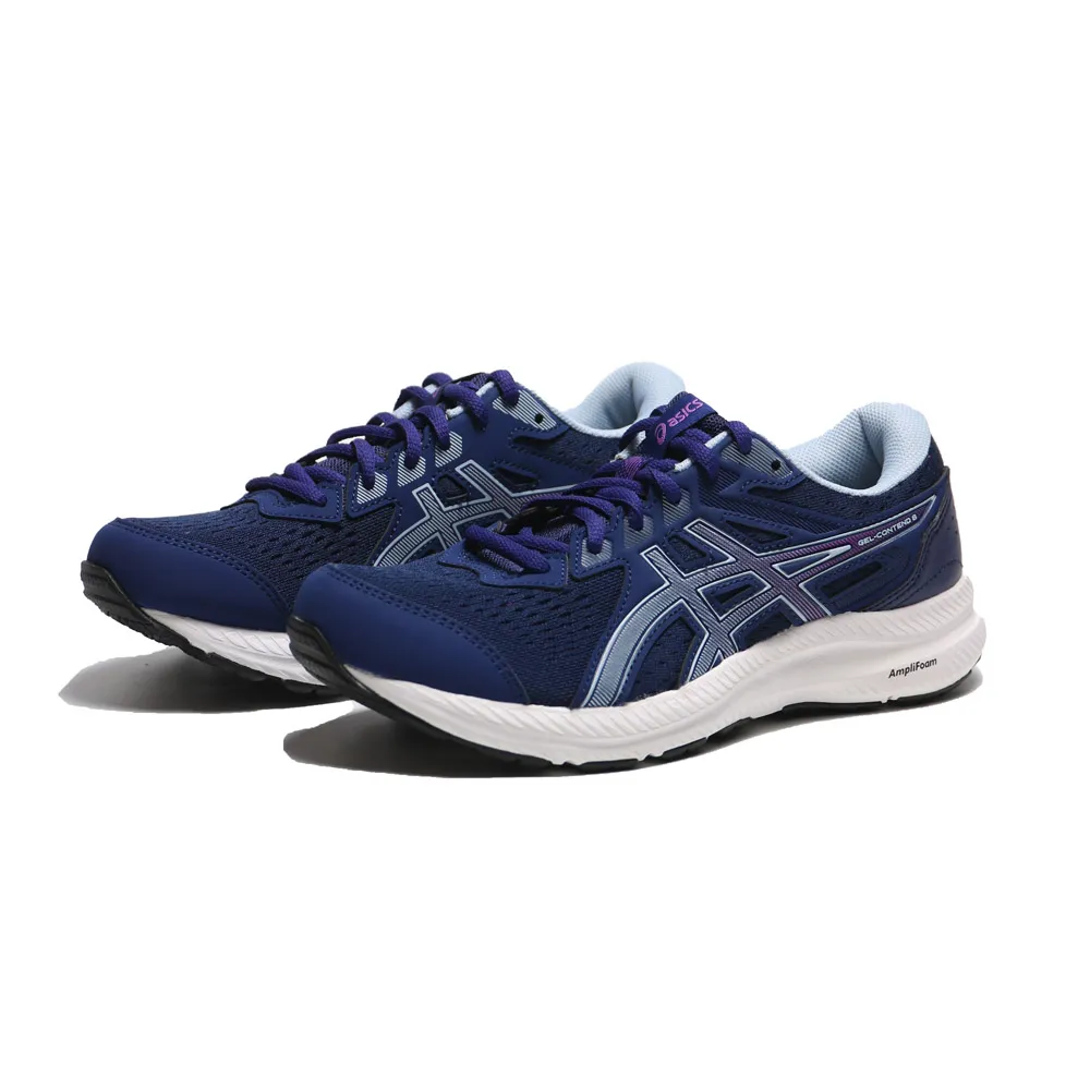 Asics  藍紫 舒適 透氣 輕量 運動 慢跑鞋 女款 NO.J1564【1012B319-402】 歷史價格詳細信息