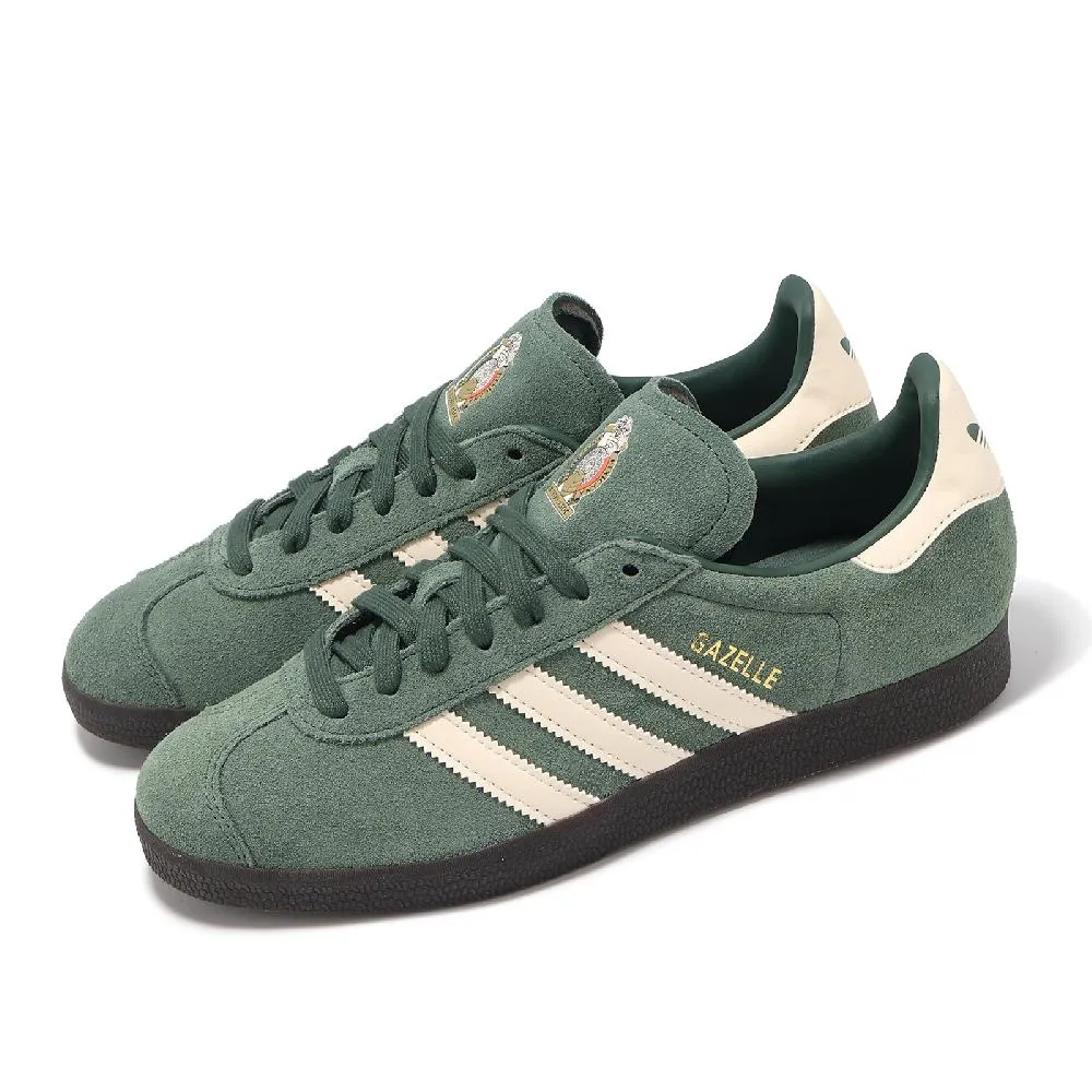 Adidas Gazelle ID3726 男女 休閒鞋 運動 經典 復古 德訓鞋 墨西哥隊 麂皮 流行 穿搭 綠 歷史價格詳細信息