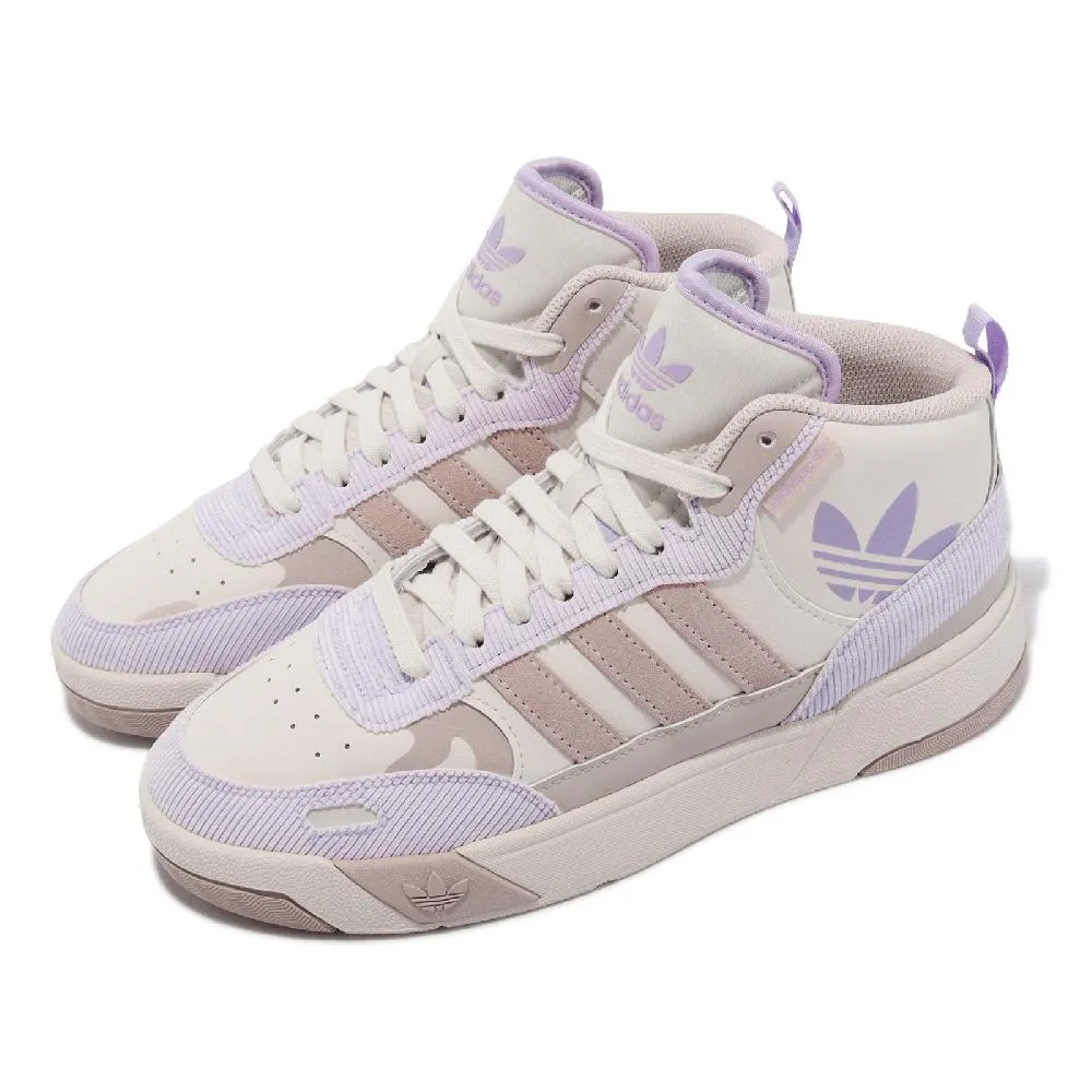 adidas 休閒鞋 Post Up 米白 紫 燈心絨 愛迪達 三葉草 高筒 女鞋 運動鞋 【ACS】 IE1901 歷史價格詳細信息