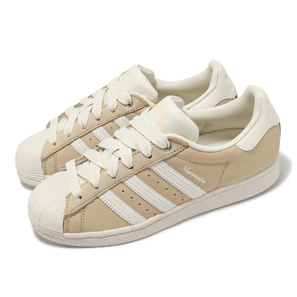 adidas 休閒鞋 Superstar W 米白 藍 橘 貝殼頭 女鞋 愛迪達 【ACS】 H03439 歷史價格詳細信息