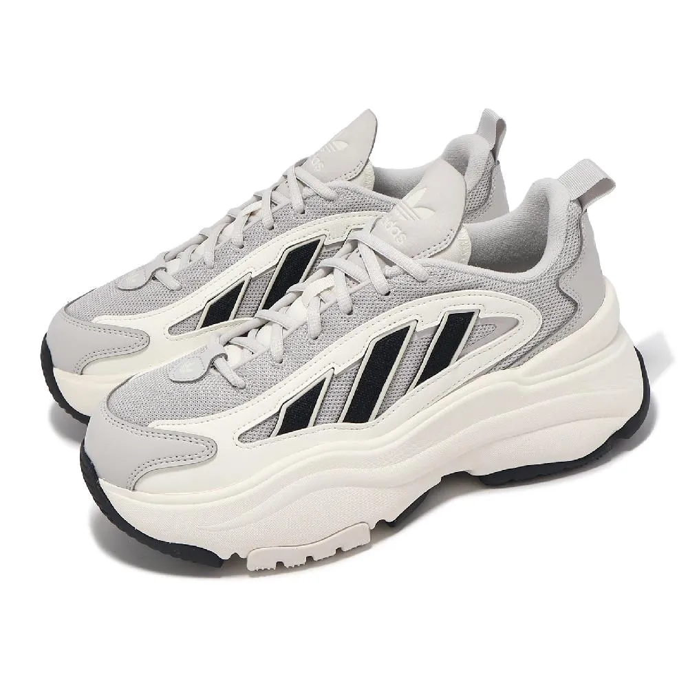 Adidas Ozgaia W [IG6045] 女 休閒鞋 運動 經典 復古 三葉草 厚底 老爹鞋 百搭 舒適 黑白 歷史價格詳細信息