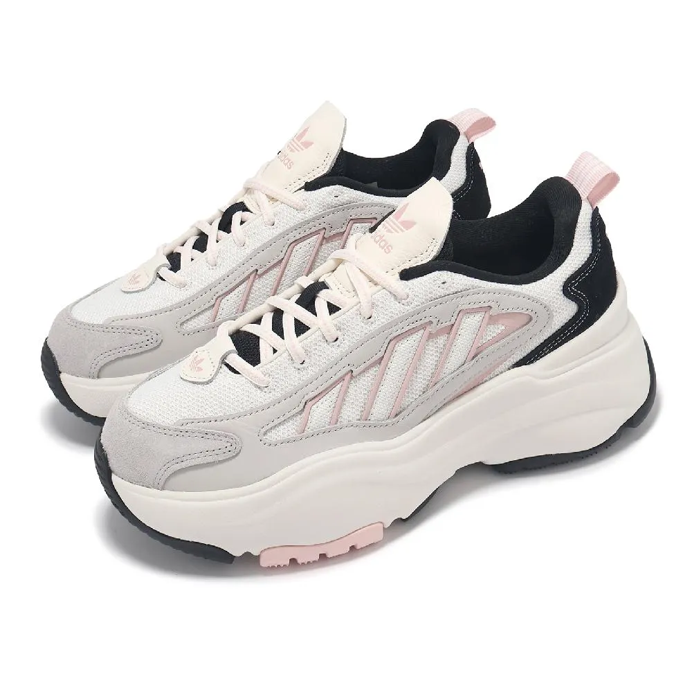 adidas 愛迪達 休閒鞋 Ozgaia W 女鞋 米白 藍 老爹鞋 厚底 增高 IE3918 歷史價格詳細信息