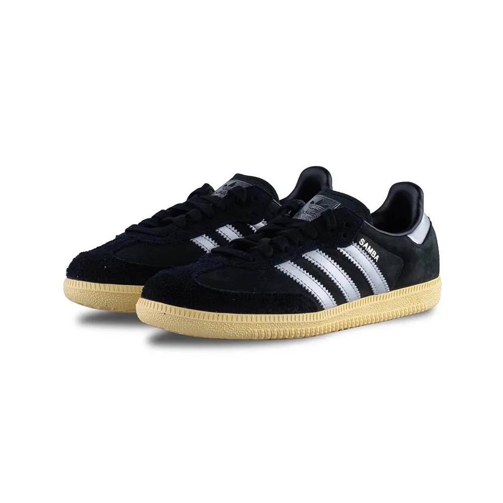 Adidas Samba OG W IE8128 女 休閒鞋 運動 經典 復古 德訓鞋 麂皮 流行 穿搭 黑銀黃 歷史價格詳細信息