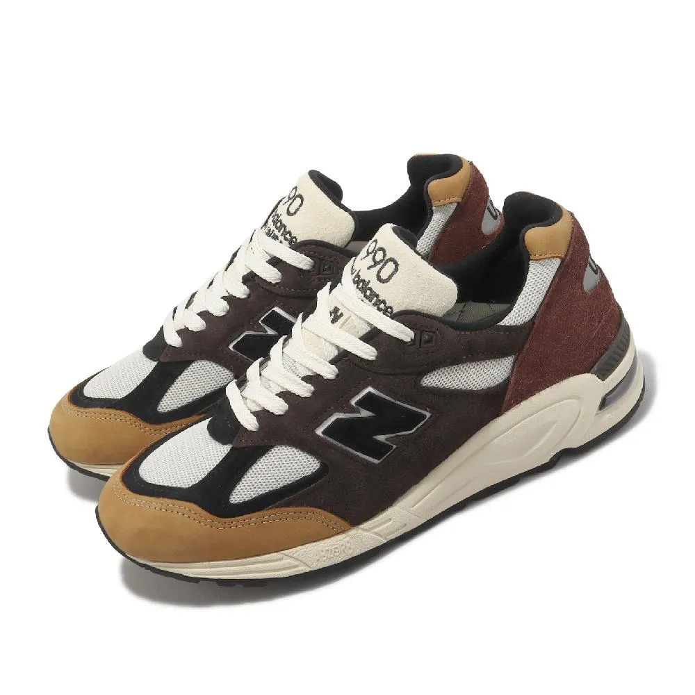 【New Balance】 NB 美製復古鞋_男性_棕褐色_M990BB2-D楦 990 英美鞋 歷史價格詳細信息