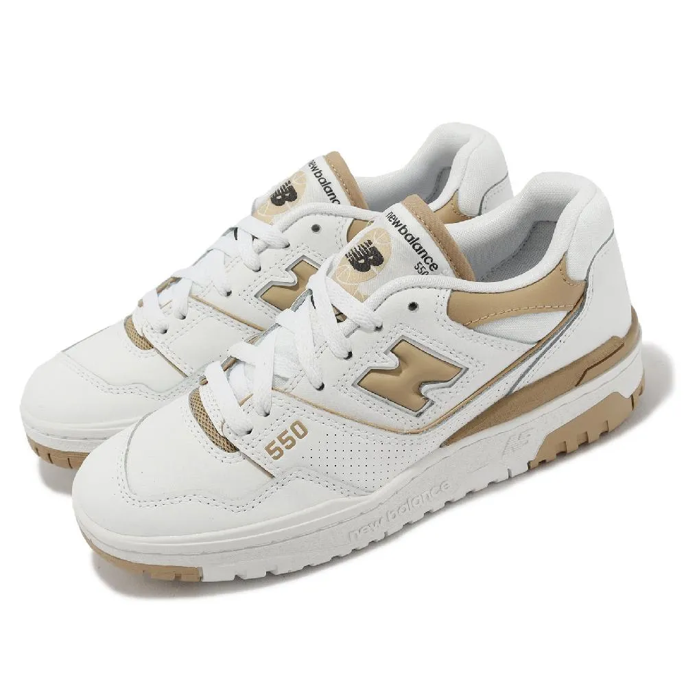 New Balance 紐巴倫 休閒鞋 550 白 奶茶 女鞋 麂皮 皮革 復古 低筒 NB BBW550BTB 歷史價格詳細信息