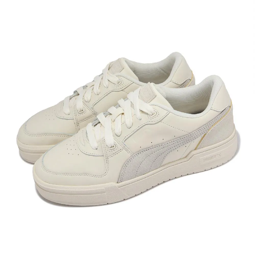 【PUMA】休閒鞋 CA Pro Lux Cord 男鞋 女鞋 米白 灰 皮革 復古 網球風 厚底 增高(390129-02) 歷史價格詳細信息