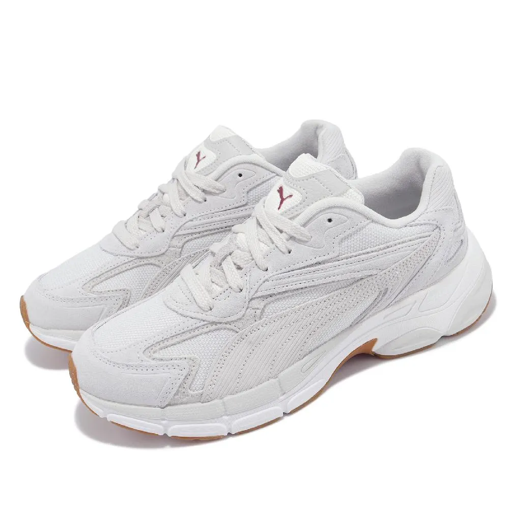 Puma Teveris Nitro 灰白 厚底  麂皮 運動 休閒鞋 男女款 B3426【新竹皇家38877401】 歷史價格詳細信息