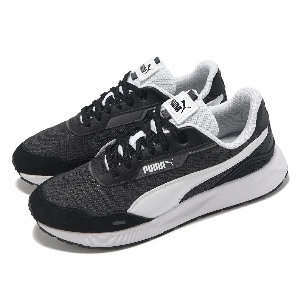 Puma Runtamed  Plus 黑綠 網布 麂皮 運動 休閒鞋 男款 B4665【新竹皇家39125012】 歷史價格詳細信息