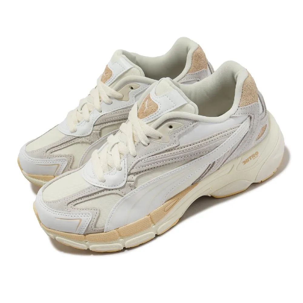 Puma 休閒鞋 Teveris Nitro Thrifted Wns 灰 白 米白 女鞋 【ACS】 39109501 歷史價格詳細信息