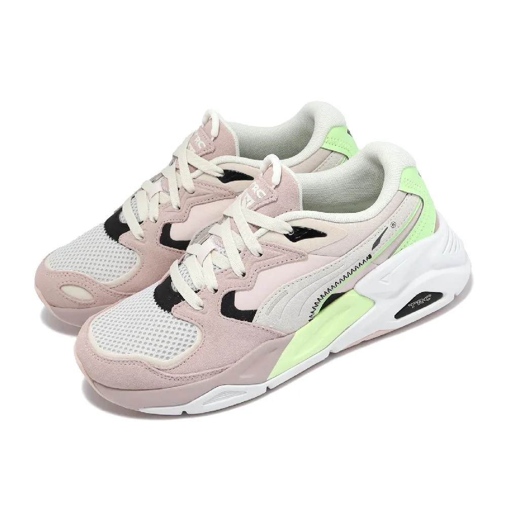 Puma 彪馬 休閒鞋 TRC Mira Block Wns 女鞋 白 黑 粉紅 麂皮 復古 微厚底 運動鞋 38675202 歷史價格詳細信息
