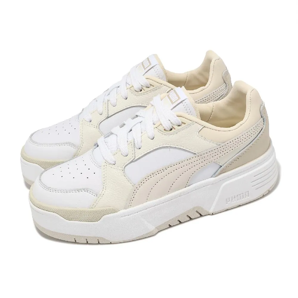 Puma 彪馬 休閒鞋 CA. Flyz PRM Wns 女鞋 厚底 增高 米白 皮革 拼接 復古 39609901 歷史價格詳細信息