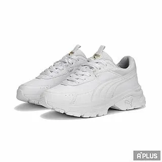 Puma Cassia Via 女鞋 黑白色 厚底 增高 拼接 運動 皮革 老爹鞋 休閒鞋 38922302 歷史價格詳細信息