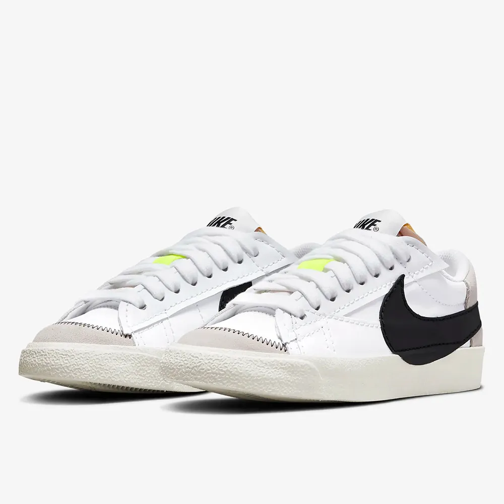 NIKE W BLAZER LOW 77 JUMBO 女休閒鞋 DQ1470102 白粉 歷史價格詳細信息