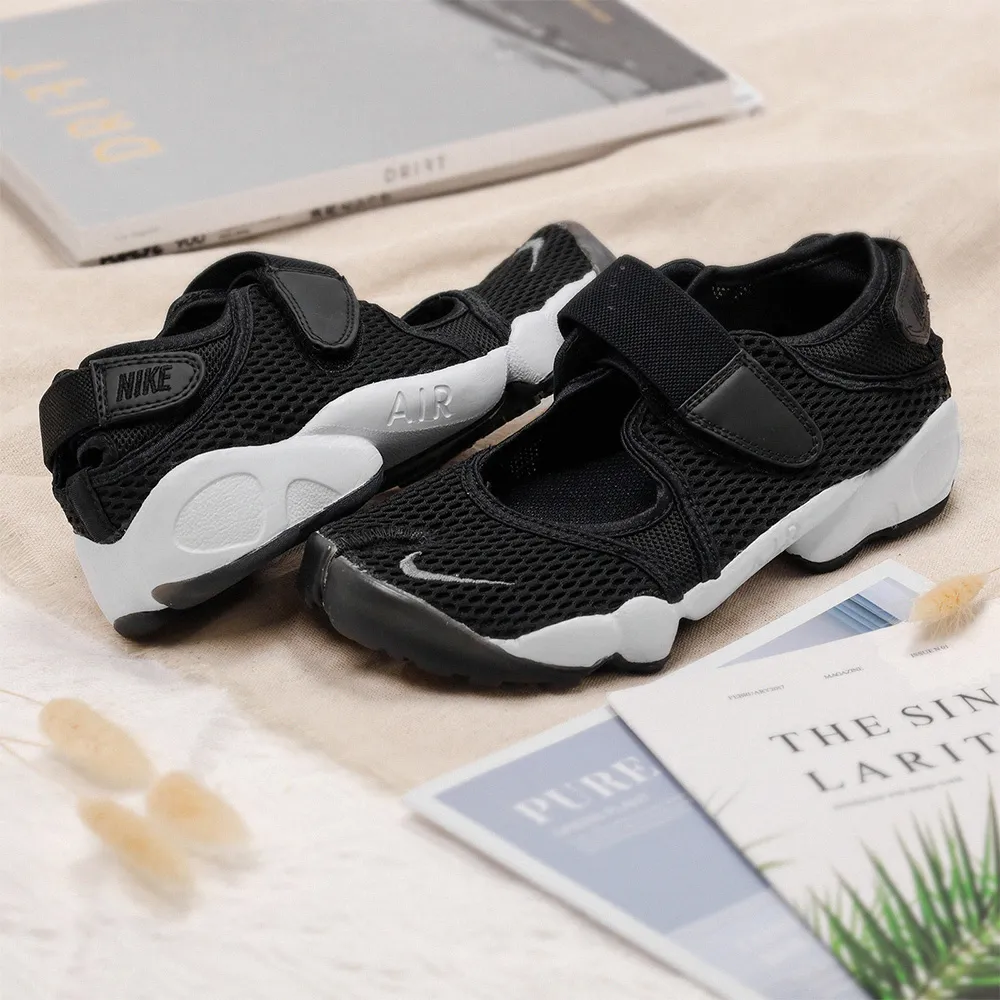 Nike Air Rift BR 黑 白 透氣輕量版 女鞋 分趾鞋 日系 忍者鞋 零碼福利品 【ACS】 歷史價格詳細信息