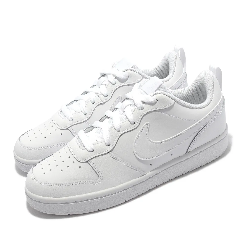 NIKE 小童 NIKE COURT BOROUGH LOW 2  休閒鞋 復古 支撐 皮革 - BQ5451119 歷史價格詳細信息
