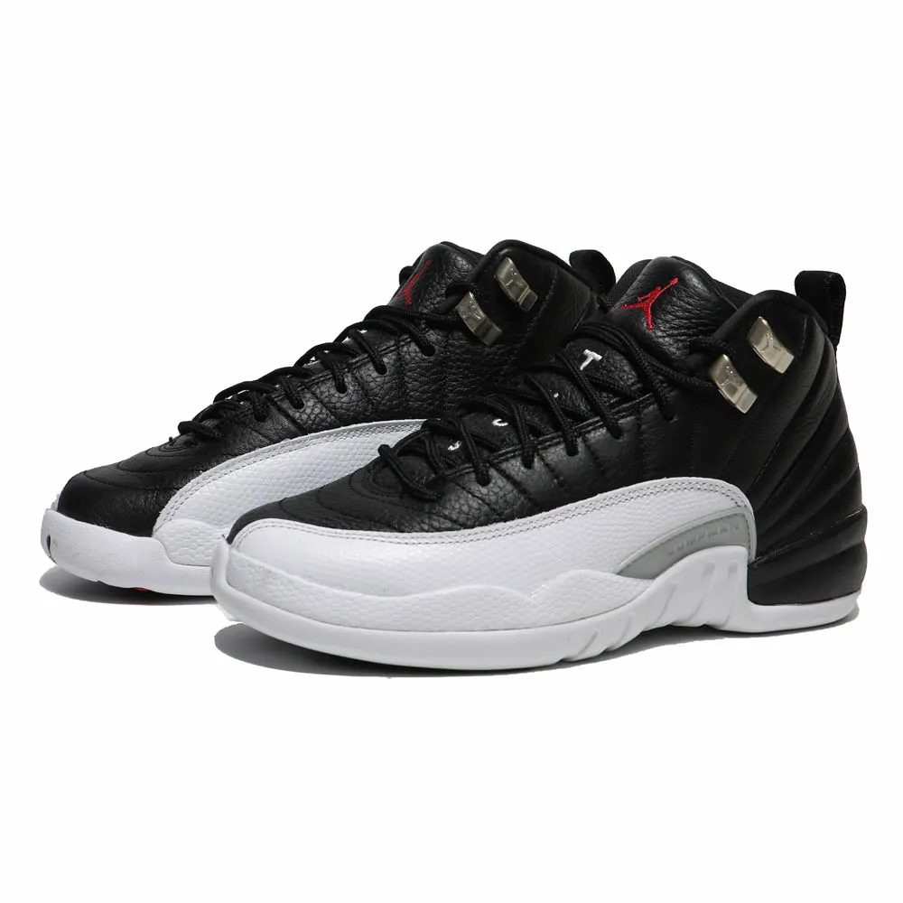 NIKE 籃球鞋 AIR JORDAN 12 PLAYOFFS GS 季後賽 黑白 女 153265-006 歷史價格詳細信息