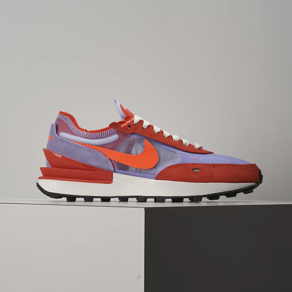 Nike 休閒鞋 Waffle One 藍 橘 白 麂皮 平民版 男鞋 百搭款【ACS】 DA7995-401 歷史價格詳細信息