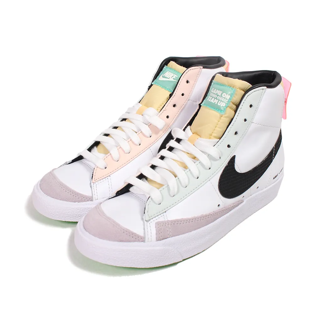 NIKE 休閒鞋 運動鞋 BLAZER MID 77 EMB 男 DD8025100 白藍橘 DD8025101 黑紅灰 歷史價格詳細信息