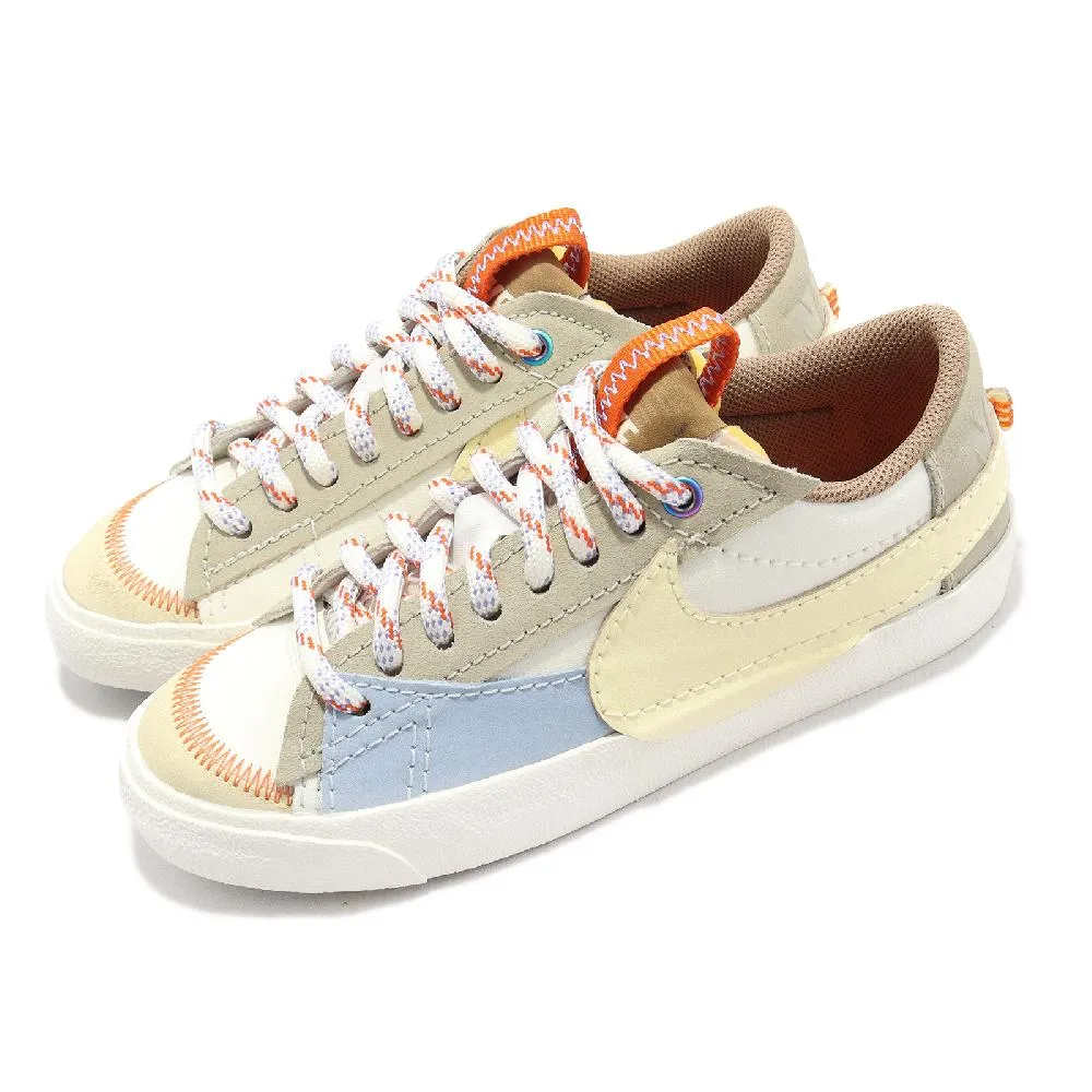 Nike 休閒鞋 Blazer Low 77 Jumbo 墨綠 卡其 大勾勾 女鞋 【ACS】 DQ1470-105 歷史價格詳細信息