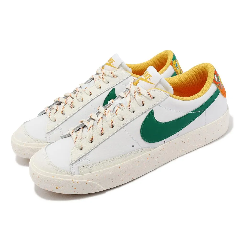 Nike 休閒鞋 Blazer Low 77 GS 白 綠 橘 水果 小白鞋 女鞋 大童鞋 ACS DQ5088-131 歷史價格詳細信息