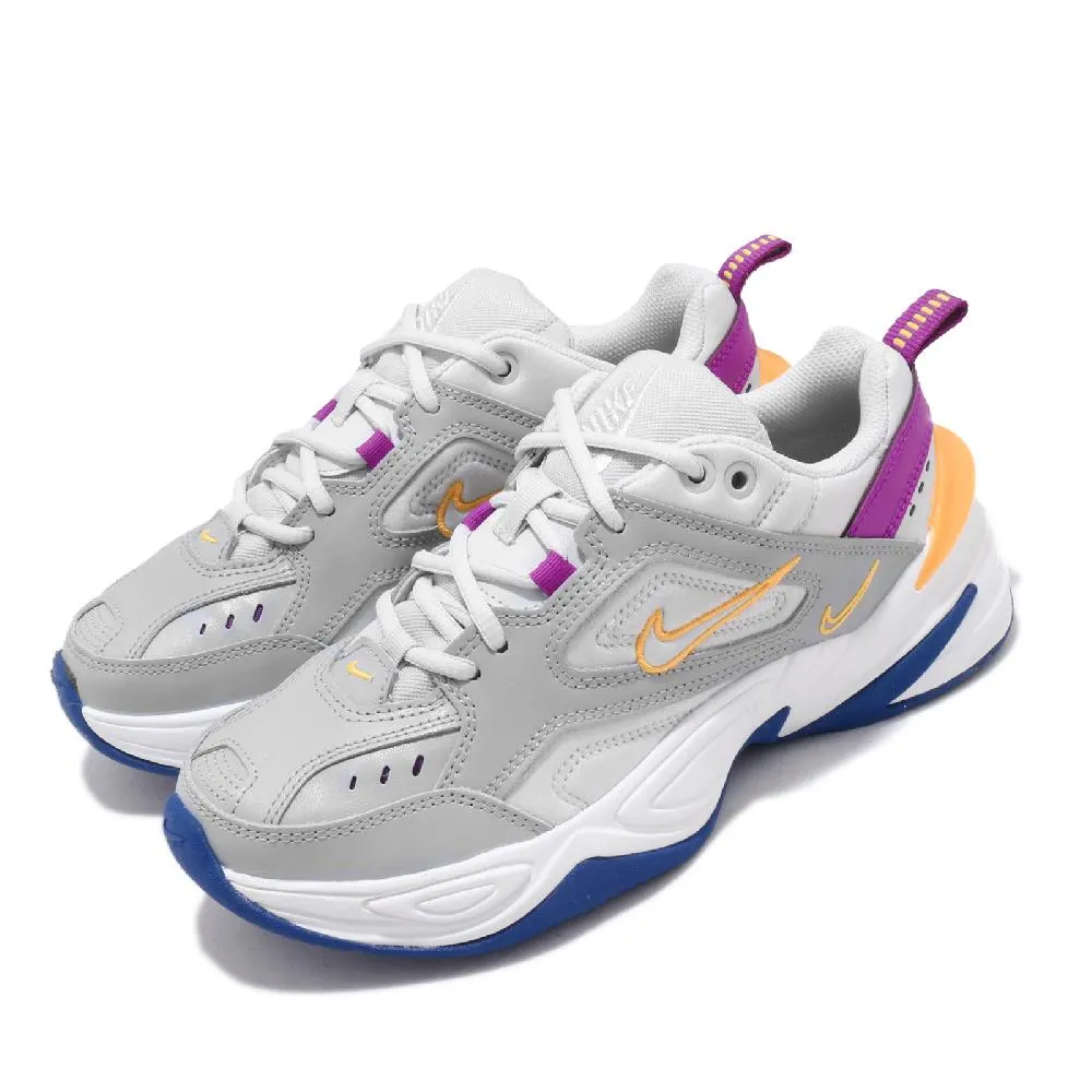 Nike 休閒鞋 Wmns M2K Tekno 灰 白 橘黃 紫 復古 老爹鞋 女鞋 AO3108-018 價格比較,價格查詢,歷史價格詳細信息