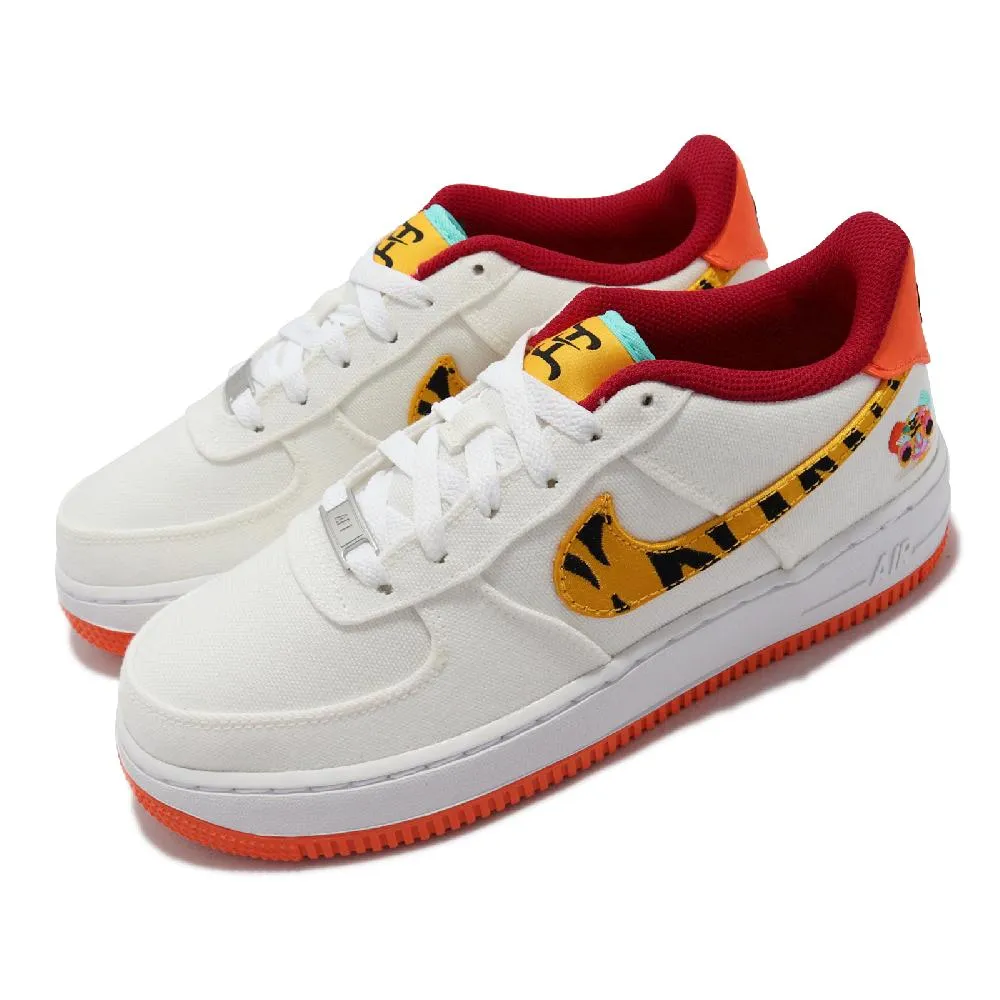 Nike 休閒鞋 Air Force 1 LV8 GS 白 黑 銀珠糖 小白鞋 女鞋 ACS DC9651-100 歷史價格詳細信息