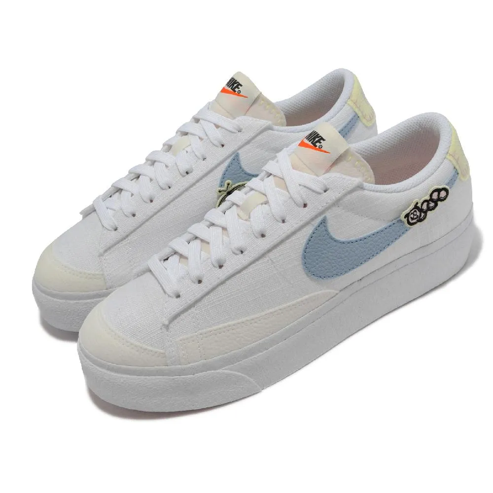 Nike 休閒鞋 Blazer Low Platform 白 粉紅 女鞋 厚底 增高 【ACS】 DJ0292-103 歷史價格詳細信息