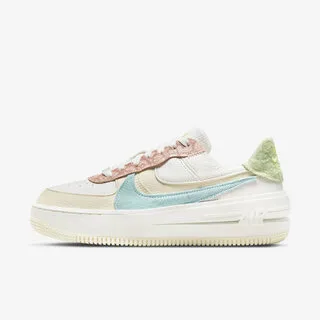 Nike 休閒鞋 Wmns AF1 PLT AF ORM 女鞋 純白 全白 解構 厚底 皮革 經典鞋 DJ9946-100 歷史價格詳細信息