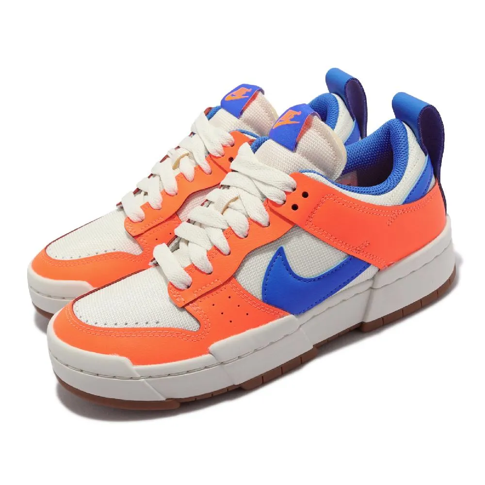 Nike 休閒鞋 Wmns Dunk Low 女鞋 白 橘 皮革 低筒 經典 FJ4742-100 歷史價格詳細信息