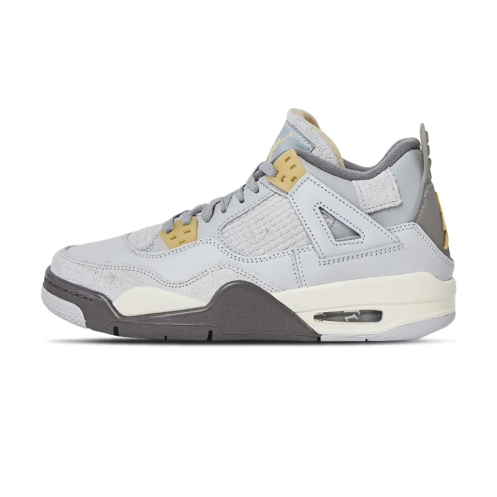 休閒鞋 Air Jordan 4 Retro GS 大童 女鞋 黑 白 AJ4 白雷神 White Thunder  FQ8213-001 歷史價格詳細信息