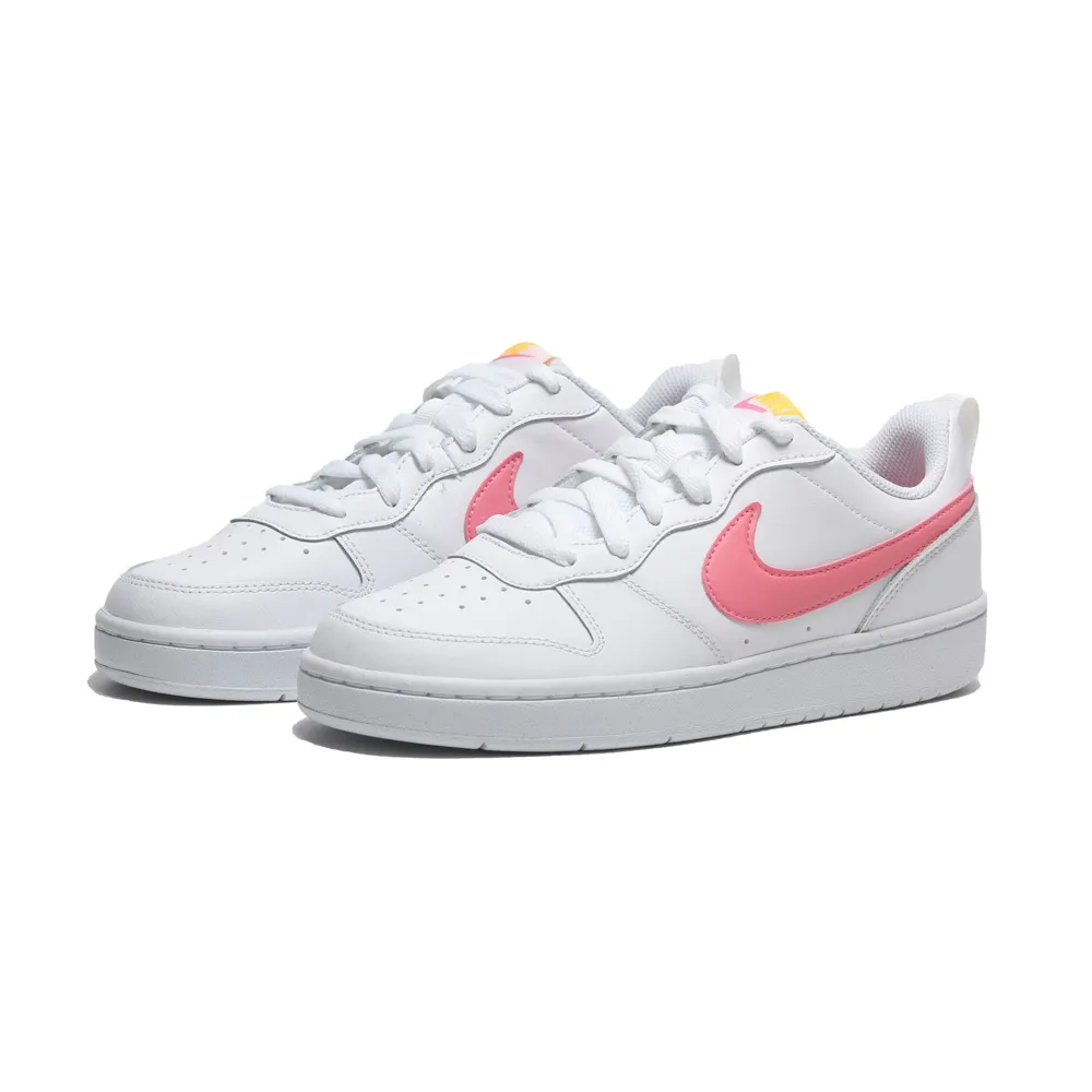NIKE 小童 NIKE COURT BOROUGH LOW 2  休閒鞋 復古 支撐 皮革 - BQ5451119 歷史價格詳細信息