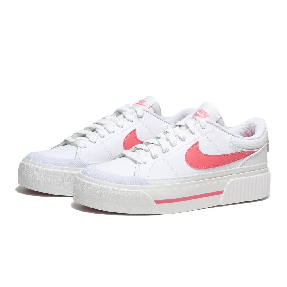 NIKE 女 休閒鞋 COURT LEGACY (GS) 皮革 白粉 - DA5380103 / DA5380109 歷史價格詳細信息