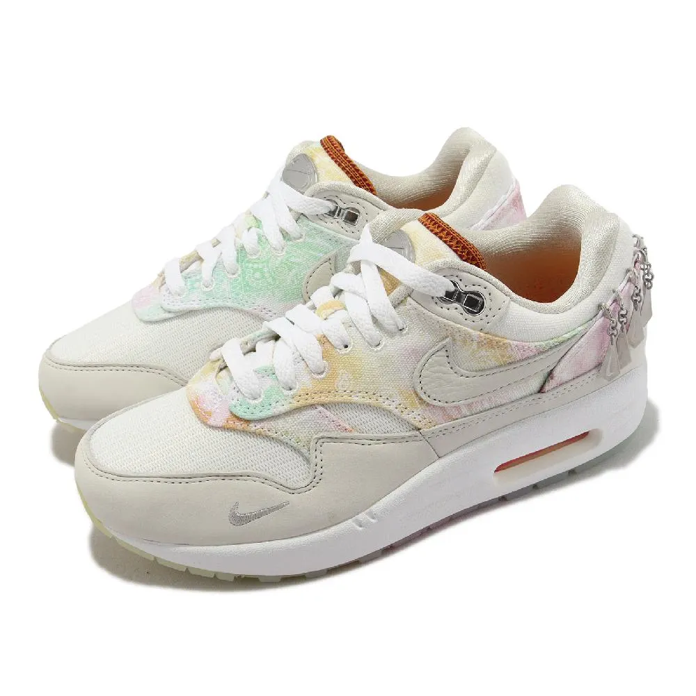 Nike 休閒鞋 Wmns Air Max 1 SE 黑 黃紅 格紋 女鞋 復古慢跑鞋 【ACS】 AV8219-001 歷史價格詳細信息
