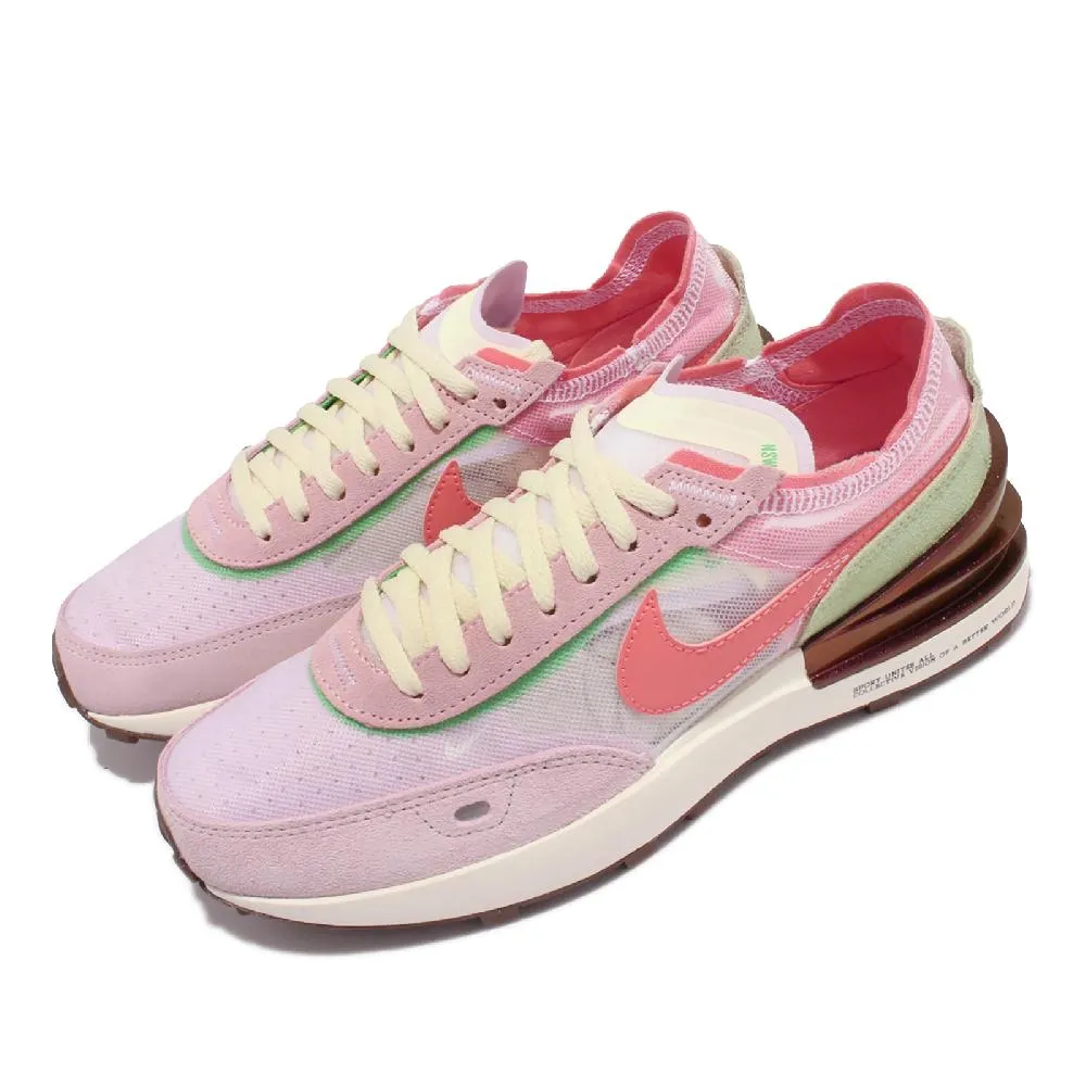 Nike 耐吉 休閒鞋 Waffle One SE 男鞋 女鞋 白 黑 銀 麂皮 解構 鬆餅底 復古 DZ2527-100 歷史價格詳細信息